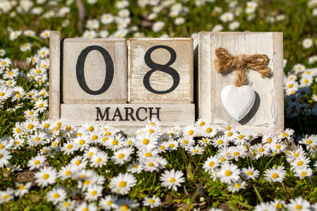 March 8th in nature, World woman's dayの写真素材