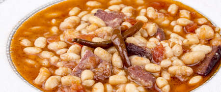 Traditional delicious Turkish foods; dried beanの写真素材