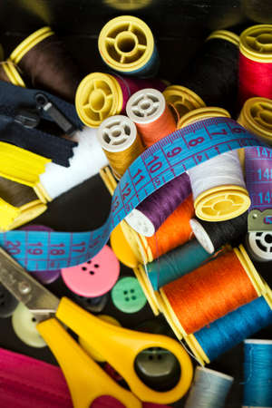 Sewing and repair of clothing as a hobby, tailor's desk