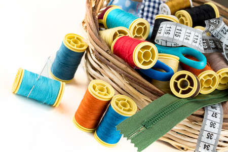 Sewing and repair of clothing as a hobby, tailor's desk