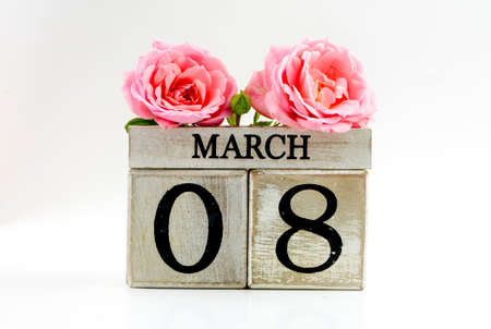 March 8th Calendar, copcept photo, International Women's Dayの写真素材