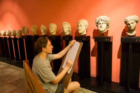 Turkey Antalya Central Museum, ancient historical concept photoのeditorial素材