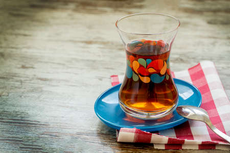 Traditional Turkish drink, hot drink; Turkish tea