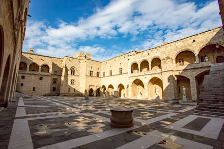 Travel concept photo; Greece Islands; Rhodes island, historical Knight castleのeditorial素材