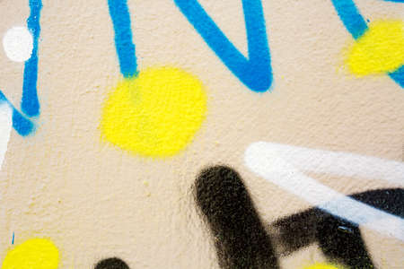 Colorful wall texture graffiti patern background
