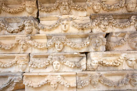 Ancient city of Aphrodisias, Aydin / Turkey. Travel concept photo.の写真素材