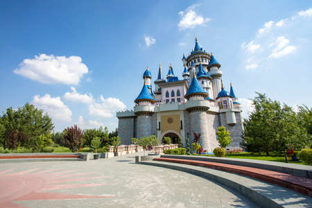Turkey / Eskisehir Sazova Park, Dream Castle (Dream Palace)のeditorial素材