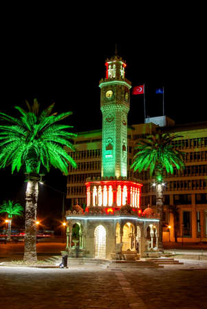 Historical Old Clock Tower, Izmir / Turkeyの写真素材