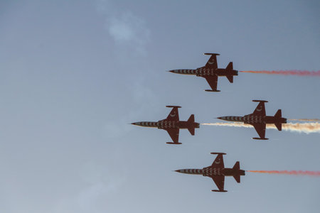 Romanian Airshow on Baneasca Airport in Bucharest, Romaniaの写真素材