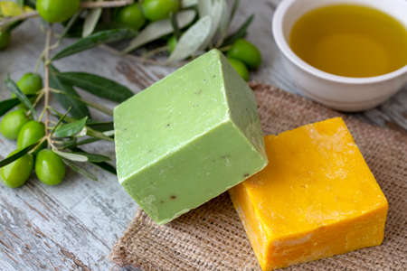 Olive oil and olive soap