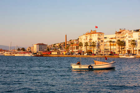 Beautiful view of the old town of Antalya.の写真素材
