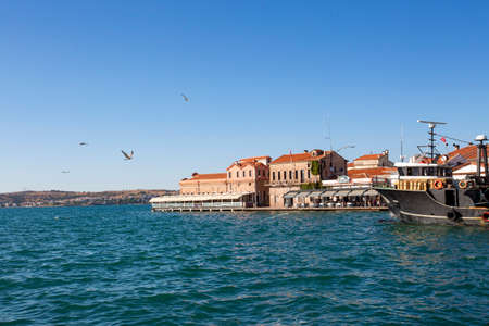 View of Venice from the sea.の写真素材