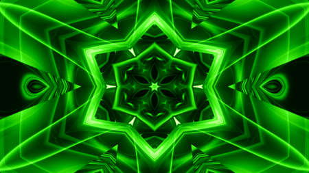Abstract kaleidoscope background. Beautiful multicolor kaleidoscope texture. Unique kaleidoscope design.の写真素材