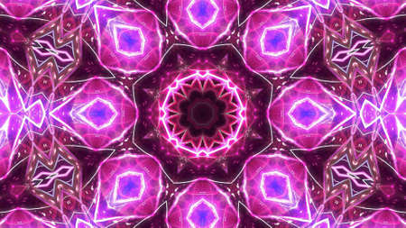 Abstract kaleidoscope background. Beautiful multicolor kaleidoscope texture. Unique kaleidoscope design.の写真素材