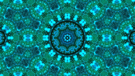 Abstract kaleidoscope background. Beautiful multicolor kaleidoscope texture. Unique kaleidoscope design.の写真素材