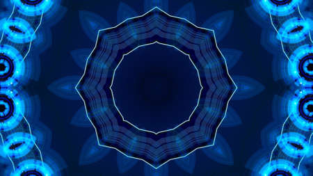 Abstract kaleidoscope background. Beautiful multicolor kaleidoscope texture. Unique kaleidoscope design.の写真素材