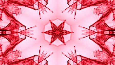 Abstract kaleidoscope background. Beautiful multicolor kaleidoscope texture. Unique kaleidoscope design.の写真素材