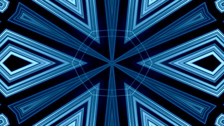 Abstract kaleidoscope background. Beautiful multicolor kaleidoscope texture. Unique kaleidoscope design.の写真素材