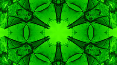 Abstract kaleidoscope background. Beautiful multicolor kaleidoscope texture. Unique kaleidoscope design.の写真素材