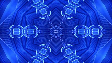 Abstract kaleidoscope background. Beautiful multicolor kaleidoscope texture. Unique kaleidoscope design.の写真素材