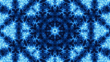 Abstract kaleidoscope background. Beautiful multicolor kaleidoscope texture. Unique kaleidoscope design.の写真素材