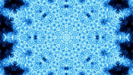 Abstract kaleidoscope background. Beautiful multicolor kaleidoscope texture. Unique kaleidoscope design.の写真素材