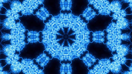 Abstract kaleidoscope background. Beautiful multicolor kaleidoscope texture. Unique kaleidoscope design.の写真素材