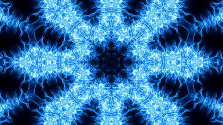 Abstract kaleidoscope background. Beautiful multicolor kaleidoscope texture. Unique kaleidoscope design.の写真素材