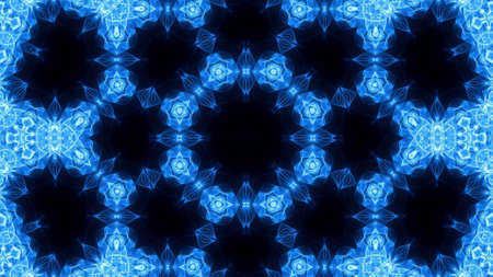 Abstract kaleidoscope background. Beautiful multicolor kaleidoscope texture. Unique kaleidoscope design.の写真素材