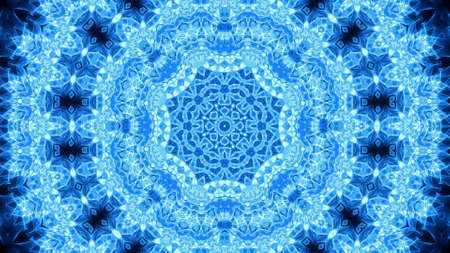 Abstract kaleidoscope background. Beautiful multicolor kaleidoscope texture. Unique kaleidoscope design.の写真素材