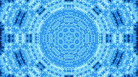 Abstract kaleidoscope background. Beautiful multicolor kaleidoscope texture. Unique kaleidoscope design.の写真素材
