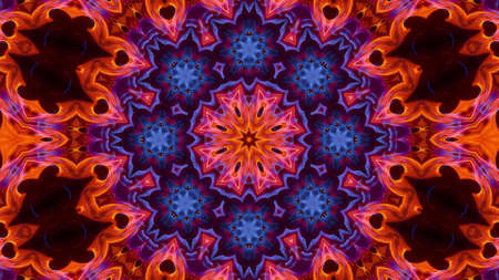Abstract kaleidoscope background. Beautiful multicolor kaleidoscope texture. Unique kaleidoscope...