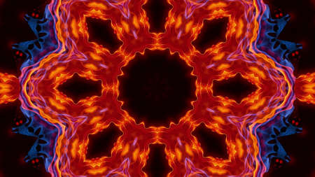 Abstract kaleidoscope background. Beautiful multicolor kaleidoscope texture. Unique kaleidoscope...
