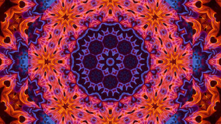 Abstract kaleidoscope background. Beautiful multicolor kaleidoscope texture. Unique kaleidoscope...