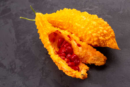 Momordica charantia - Spicy Bitter Melonの写真素材