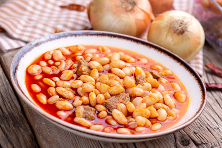 Turkish foods; dried beanの写真素材