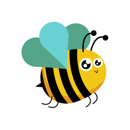 cute honey bee mascot designの写真素材