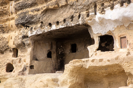 Karaman - Konya - Turkey, 20 April, 2024, Taskale historic granaries in the town Karaman of Konya ,Turkeyの写真素材