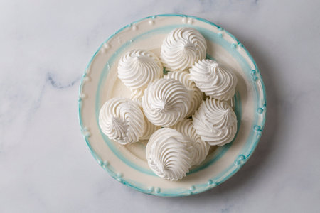 Homemade meringue dessert French dessert