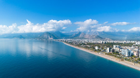 Turkey Antalya Konyaalti beachの写真素材