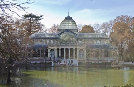 Parque del Buen Retiro - Madrid, Spainのeditorial素材