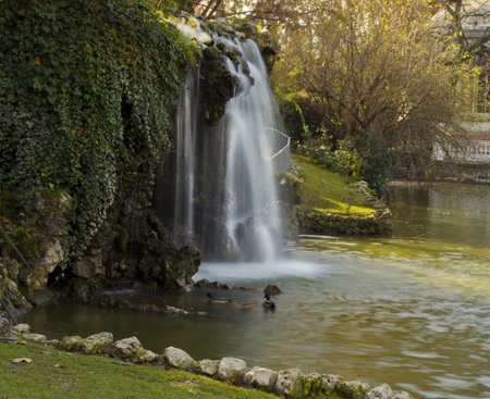 Parque del Buen Retiro - Madrid, Spainの写真素材