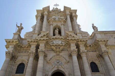 Duomo in Siracusa - Sicily, Italyの写真素材