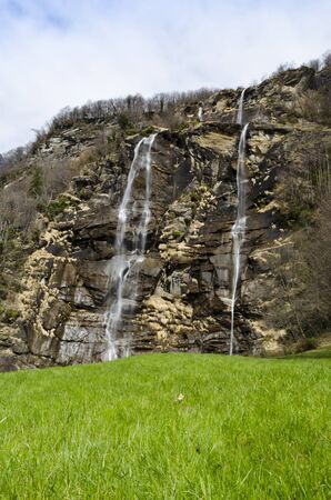 Cascate dell Acquafraggia - Italyの写真素材