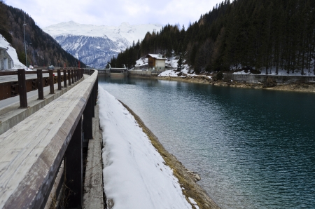Small lake in Madesimo - Italyの写真素材