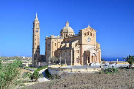 Ta  Pinu Sanctuary in Gozo - Maltaの写真素材