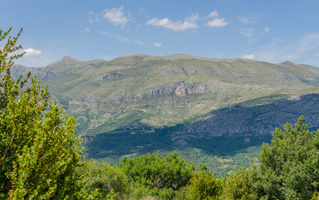 View of the Mountains near Palud sur Verdon in Provence, France
