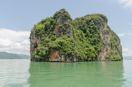 Scenery of Phang Nga National Park in Thailandの写真素材