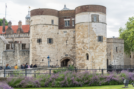 Entrance to the Tower of London, UKのeditorial素材