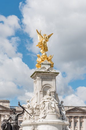 Victoria Memorial in front of Buckingham Palace in London, UKのeditorial素材